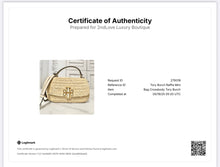 Load image into Gallery viewer, BRAND NEW Tory Burch Britten Raffia Crochet Mini Top Handle

