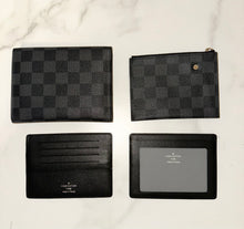 Load image into Gallery viewer, PRELOVED Louis Vuitton Damier Graphite Compact Modulable Wallet
