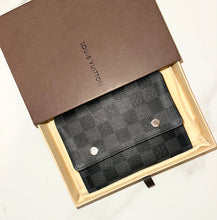 Load image into Gallery viewer, PRELOVED Louis Vuitton Damier Graphite Compact Modulable Wallet
