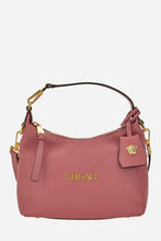 Load image into Gallery viewer, BRAND NEW VERSACE Versace Tag Hobo In Lamb Leather Pink
