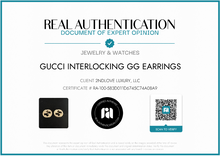 Load image into Gallery viewer, PRELOVED GUCCI Sterling Silver Interlocking Stud Earrings
