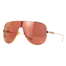 Load image into Gallery viewer, BRAND NEW Gucci Sunglasses GG1436S 003 Rose Gold/Light Red
