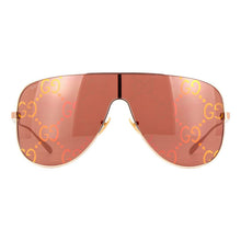 Load image into Gallery viewer, BRAND NEW Gucci Sunglasses GG1436S 003 Rose Gold/Light Red
