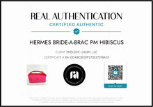 Load image into Gallery viewer, PRELOVED Hermes Bride-A-Brac PM Pouch
