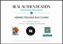 Load image into Gallery viewer, PRELOVED HERMES Rodeo Pegase Horse MM Bag Charm
