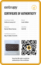Load image into Gallery viewer, Louis Vuitton Damier Ebene Sarah Wallet CA2130
