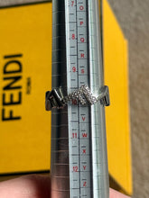 Load image into Gallery viewer, FENDI Five Palladium Size 10 Ring
