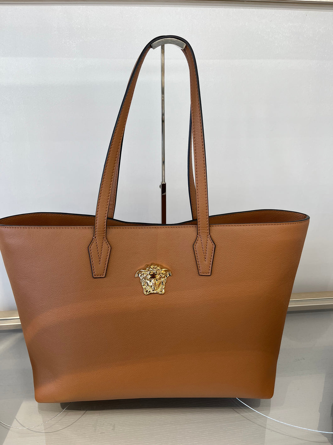 BRAND NEW VERSACE Medusa Tote Brown