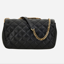 Load image into Gallery viewer, BRAND NEW VERSACE Quilted Calfskin Medusa Small Flap Bag - Black
