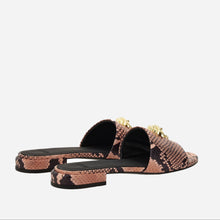 Load image into Gallery viewer, BRAND NEW VERSACE La Medusa 🐍 Embossed Sandal
