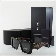 Load image into Gallery viewer, BRAND NEW SAINT LAURENT YSL Sunglasses SLM119 BLAZE 001 Black/Black {PRE-ORDER}
