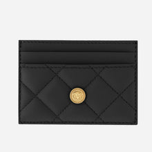 Load image into Gallery viewer, BRAND NEW VERSACE Medusa quilted card case Black
