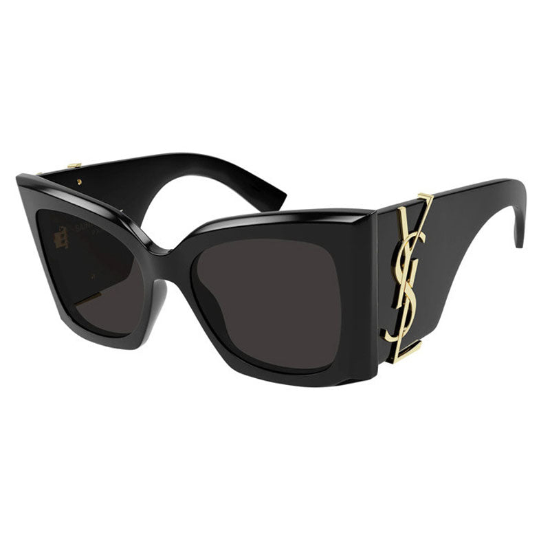 BRAND NEW SAINT LAURENT YSL Sunglasses SLM119 BLAZE 001 Black/Black {PRE-ORDER}