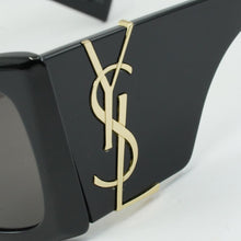 Load image into Gallery viewer, BRAND NEW SAINT LAURENT YSL Sunglasses SLM119 BLAZE 001 Black/Black {PRE-ORDER}
