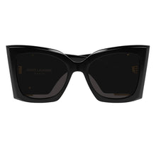 Load image into Gallery viewer, BRAND NEW SAINT LAURENT YSL Sunglasses SLM119 BLAZE 001 Black/Black {PRE-ORDER}
