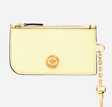 Load image into Gallery viewer, BRAND NEW VERSACE Medusa Card Case with Keychain Yellow
