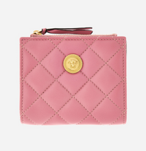 Load image into Gallery viewer, BRAND NEW VERSACE Icon Wallet In Quilted Lambskin Pink
