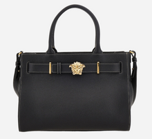 Load image into Gallery viewer, BRAND NEW VERSACE La Medusa Large Tote Black Grainy Calf Leather
