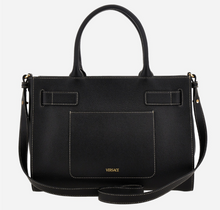 Load image into Gallery viewer, BRAND NEW VERSACE La Medusa Large Tote Black Grainy Calf Leather
