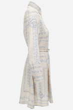 Load image into Gallery viewer, BRAND NEW VERSACE Dress In Twill Poly Medusa Chain Allover Print
