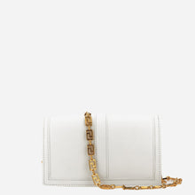 Load image into Gallery viewer, BRAND NEW VERSACE Greca Goddess Wallet on Chain Crossbody White
