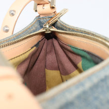Load image into Gallery viewer, FENDI Studded Denim Baguette
