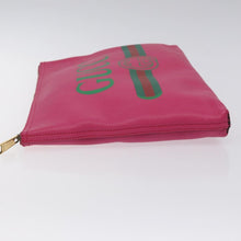 Load image into Gallery viewer, Gucci Pink Calfskin Logo Clutch
