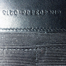 Load image into Gallery viewer, Saint Laurent Croc Embossed Calfskin Monogram Fringe Clutch
