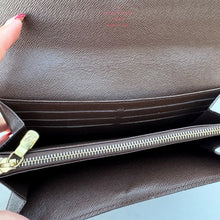 Load image into Gallery viewer, Louis Vuitton Damier Ebene Sarah Wallet
