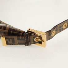 Load image into Gallery viewer, Fendi Vinyl Zucchino Croissant Hobo
