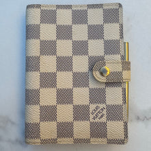 Load image into Gallery viewer, Louis Vuitton Small Ring Agenda Damier Azur
