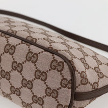Load image into Gallery viewer, Gucci Monogram Boat Pochette Brown
