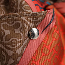 Load image into Gallery viewer, HERMES Silk Barenia Carre en Cravates Fourbi 25
