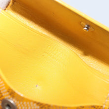 Load image into Gallery viewer, Goyard Goyardine Marigny Card Wallet Yellow

