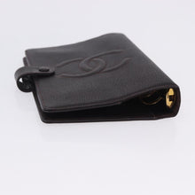 Load image into Gallery viewer, Chanel Chocolate Brown Caviar Leather Medium Ring Agenda

