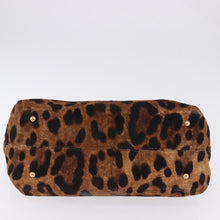 Load image into Gallery viewer, Salvatore Ferragamo Calfhair Leopard Print Sofia Satchel
