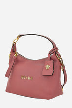 Load image into Gallery viewer, BRAND NEW VERSACE Versace Tag Hobo In Lamb Leather Pink
