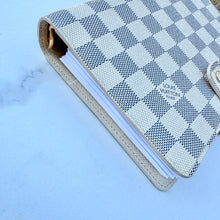 Load image into Gallery viewer, Louis Vuitton Damier Azur Medium Ring Agenda

