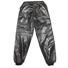Load image into Gallery viewer, Gucci Leather Web Stripe Joggers Size Medium
