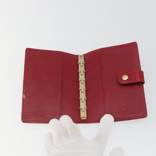 Load image into Gallery viewer, Louis Vuitton Vernis Small Ring Agenda Red

