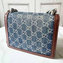 Load image into Gallery viewer, Gucci Denim GG Monogram Mini Dionysus Shoulder Bag
