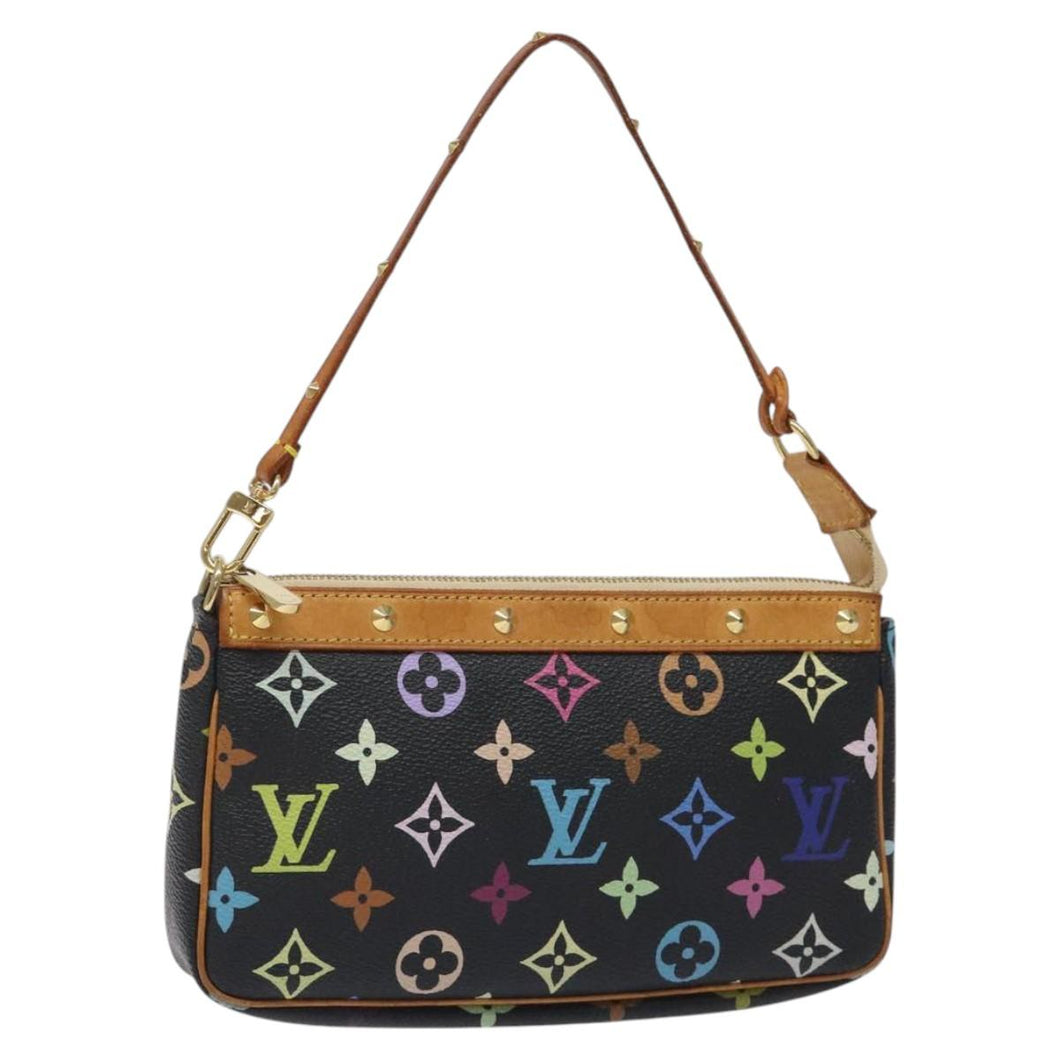 Louis Vuitton X Takashi Murakami Multicolor Noir Pochette Accessories