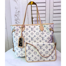 Load image into Gallery viewer, Louis Vuitton Nautical Jaquard Neverfull MM with Pouch
