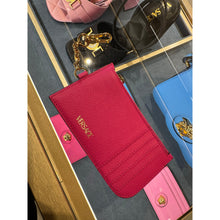 Load image into Gallery viewer, BRAND NEW VERSACE Card Case Key Pouch Wallet - Hot Pink
