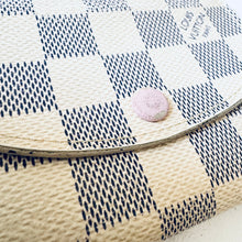 Load image into Gallery viewer, Louis Vuitton Damier Azur Rosalie Coin Purse Rose Ballerine
