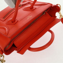 Load image into Gallery viewer, CELINE Drummed Calfskin Nano Luggage Vermillion
