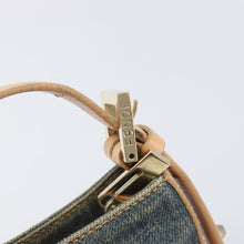 Load image into Gallery viewer, FENDI Studded Denim Baguette
