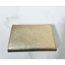 Load image into Gallery viewer, Prada Bundle: Metallic Gold Saffiano Wallet on Chain and Key Case
