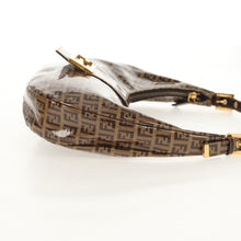 Load image into Gallery viewer, Fendi Vinyl Zucchino Croissant Hobo
