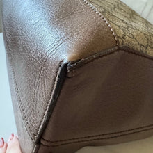 Load image into Gallery viewer, GUCCI GG Supreme Monogram Web Ophidia Tote Brown
